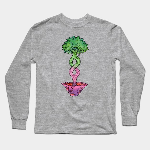 Fungi Tree Long Sleeve T-Shirt by Serpent's Sun